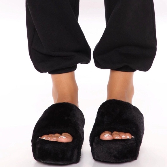 ❌SOLD❌ 🆕 Fashion nova sandals black sz 6 - Picture 3 of 8